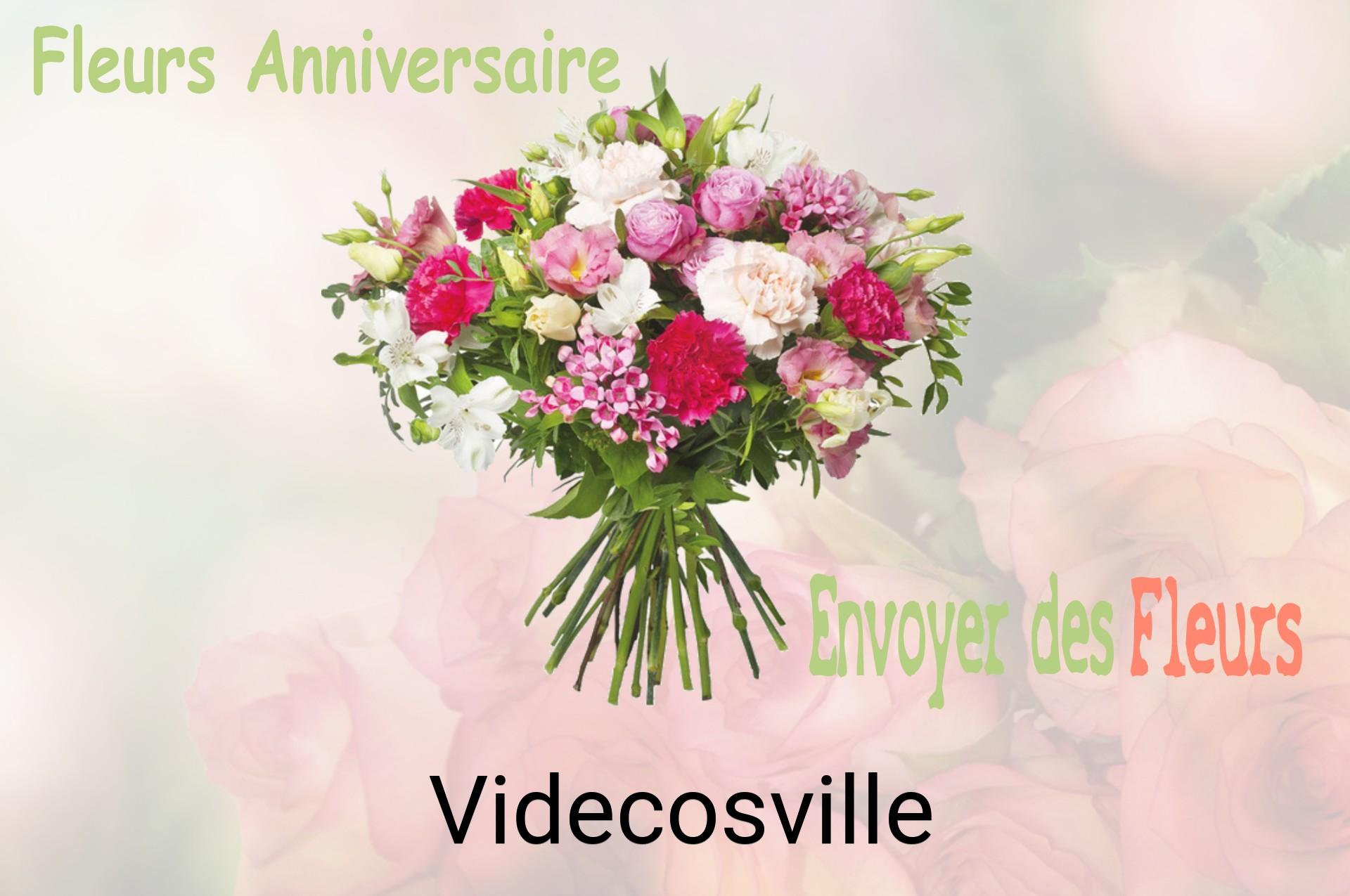 Bouquet de fleurs d’anniversaire livré à Videcosville