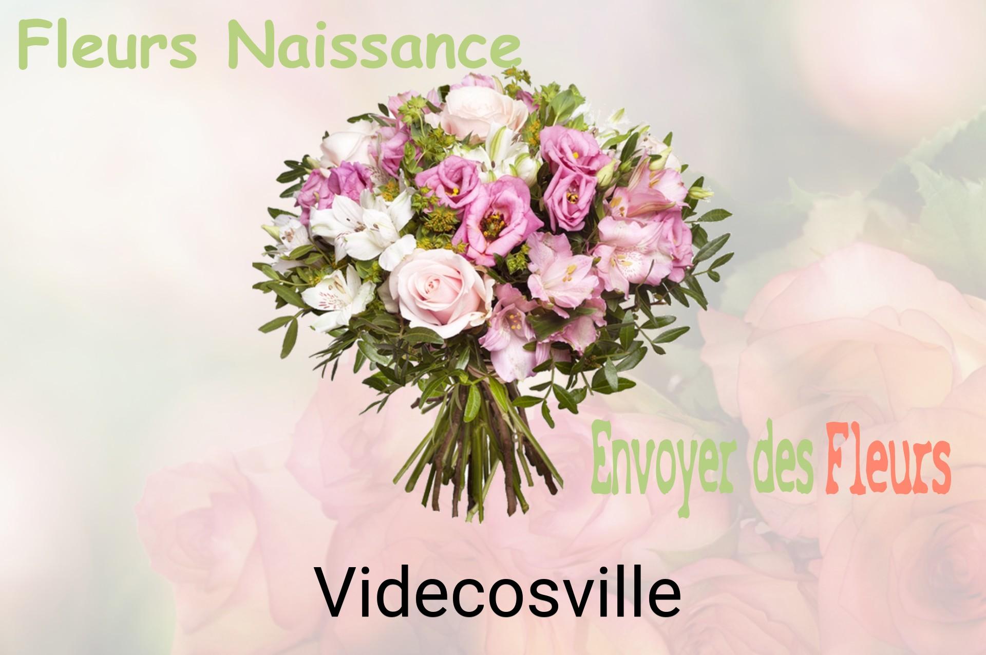 Bouquet de fleurs de naissance livré à Videcosville